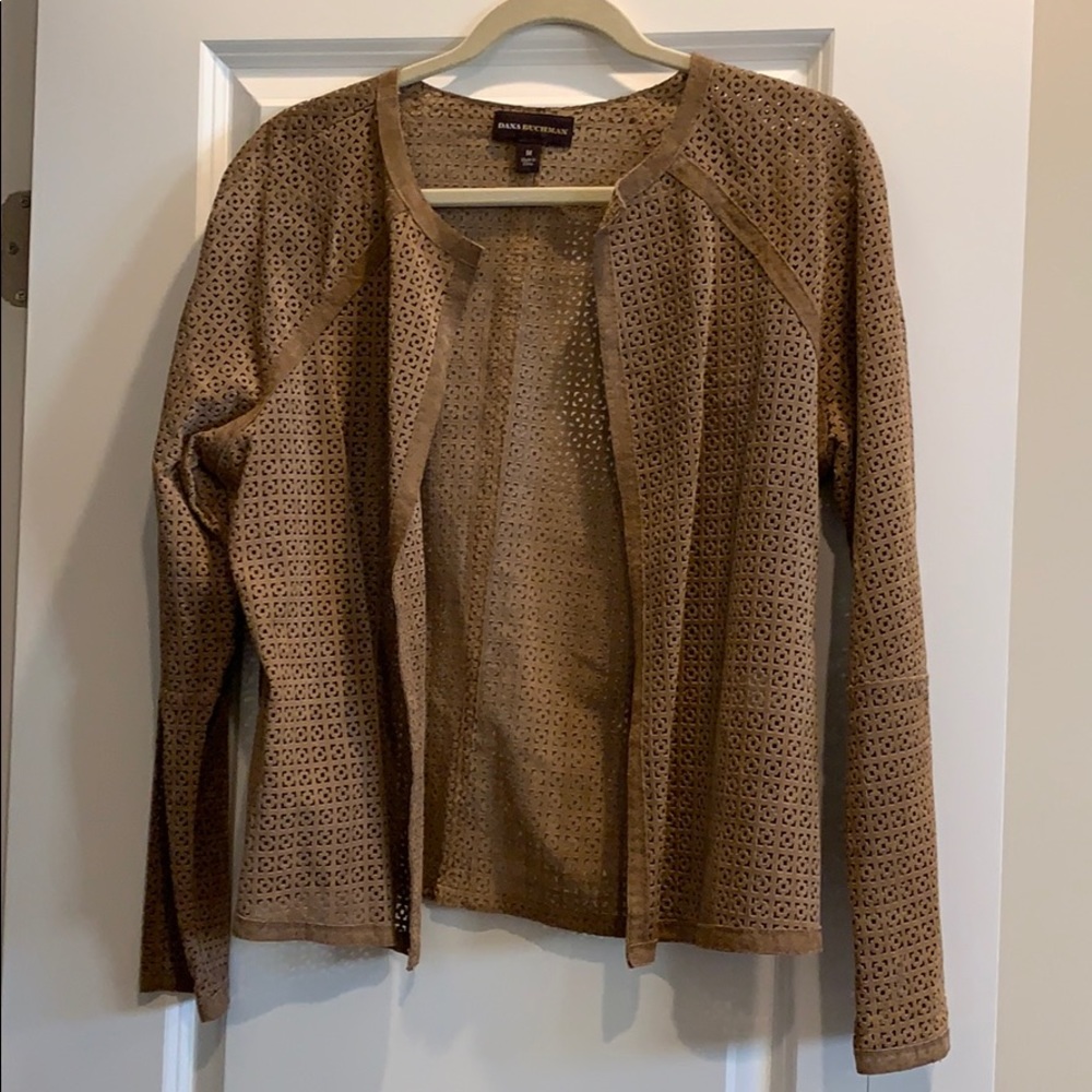 New With Tags Dana Buchman Genuine Leather Jacket